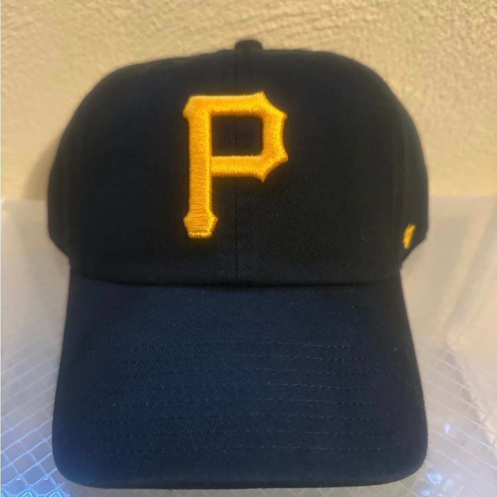47 PITTSBURGH PIRATES CLEAN UP CLASSIC ADJUSTABLE HAT - BLACK